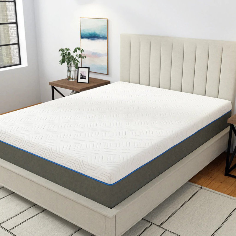 Potrero 12-Inch Firm Gel Air Foam Mattress Standard Size, Breathable, Zip-off Cover, Low Motion Transfer, California King