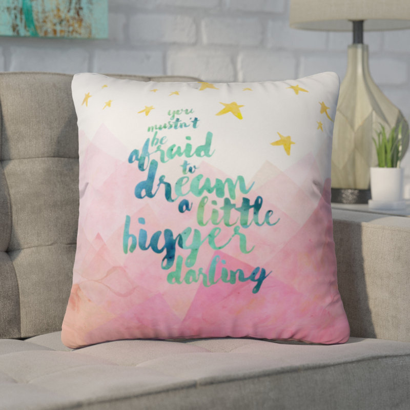 Coussin d'extérieur Hello Sayang, 18 po x 18 po