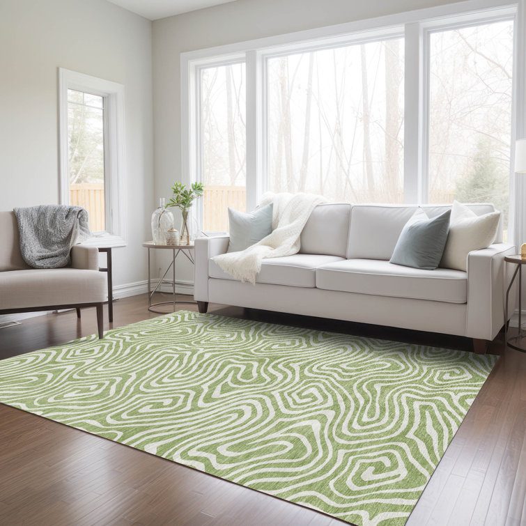  Machine Washable Indoor/Outdoor Chayden ACN1020 Gold Rug