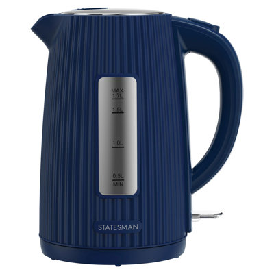 1.7L Ribbed Kettle Blue