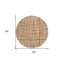Tapis rond 8 po