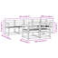 Vidaxl Outdoor Sofa Set Sectional Furniture Modern Patio Garden Lounge Modular