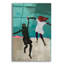  «Wave Jumpers» par A Tsoukanelis, art mural en verre acrylique, 12 po x 16 po