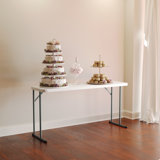 Parker Rectangular Plastic Folding Training and Event Table