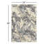 Arcus Abstract Hand Knotted Cream Area Rug-2108728332