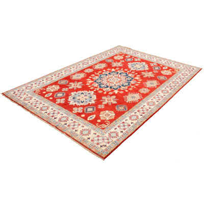 Qaiden One-of-a-Kind 8'9" X 12'6" 2010s Wool Area Rug in Red