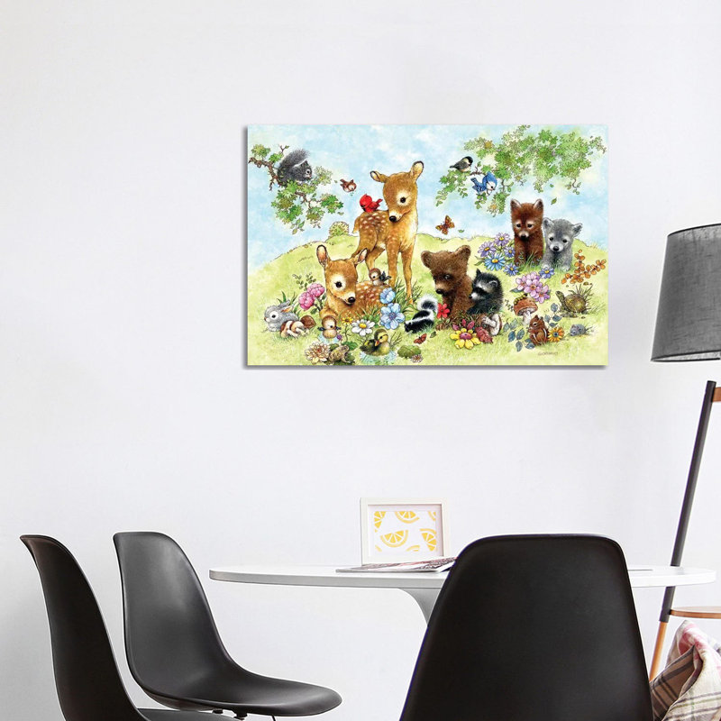 Field Of Critters - Wrapped Canvas Print, 101.6 cm H x 66.04 cm W x 1.91 cm D