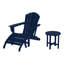 Chaise Adirondack en plastique avec repose-pieds Altura-87465145