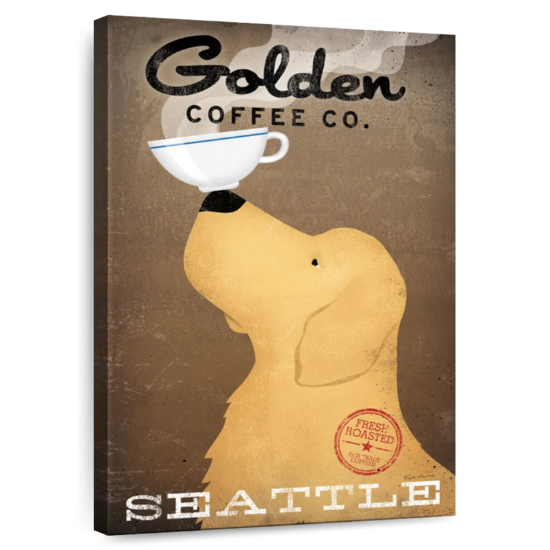 Tergel Golden Coffee Co, H 24 po x l 16 po
