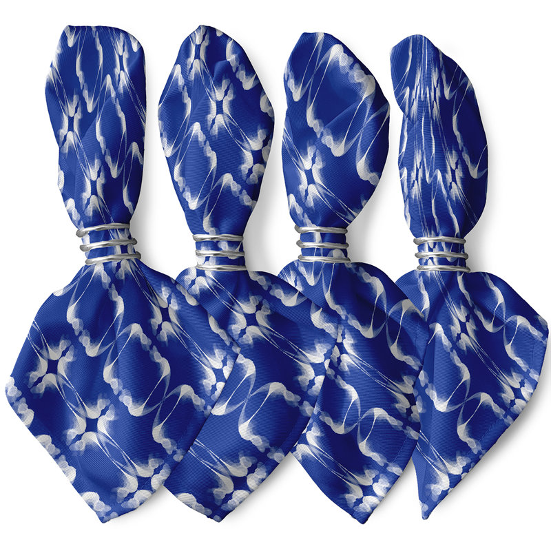 Ensemble de serviettes 4 pièces Synthia, Bleu