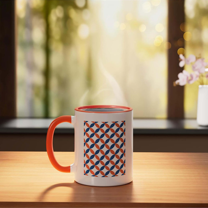 Ceramic Coffee Mug, Orange