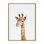 "Animal Studio Giraffe" par Amy Peterson, reproduction d'art sur toile encadrée