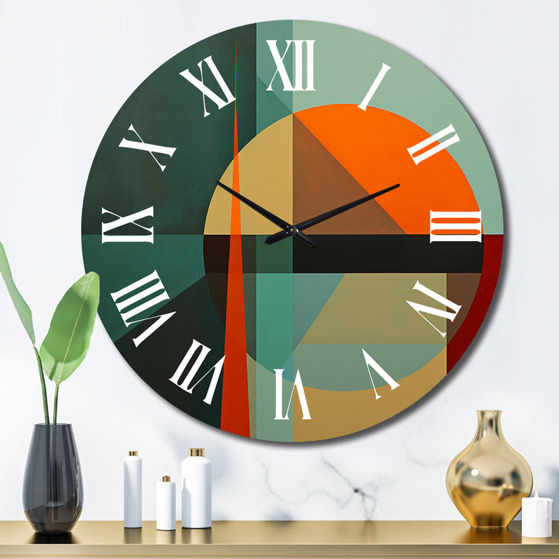 Horloge murale Odyssey Midcentury, Grand