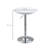 Emmi 61cm Fixed Table Steel Pedestal Dining Table