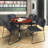 Kee 36" L Round Breakroom Table and Chair Set-73411780-73411781