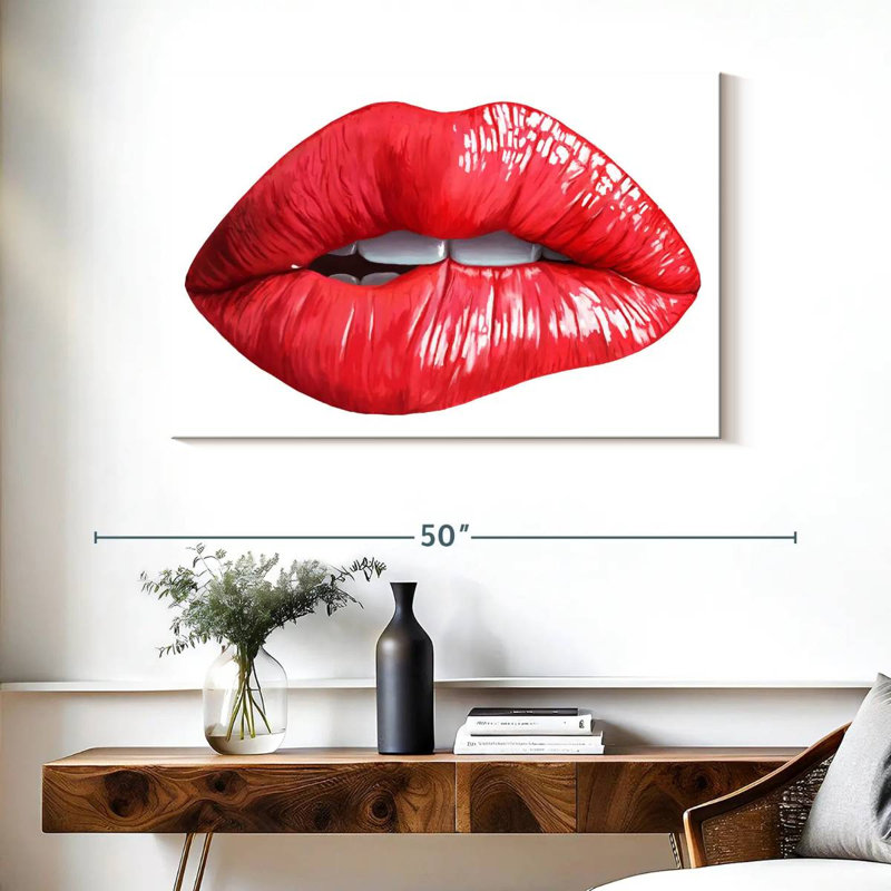 Shuttleworth Lip Biting, 26" H x 39" W