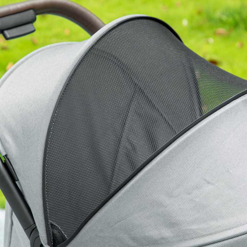 AIYAPLAY Baby Stroller Foldable Adjustable Seat from Birth 6.3kg, Light Grey