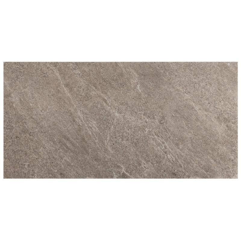 Monolithe 11,81 po X 23,62 po Carreau de plancher et de mur en porcelaine matte (13,55 pieds carrés / caisse), Brun caramel