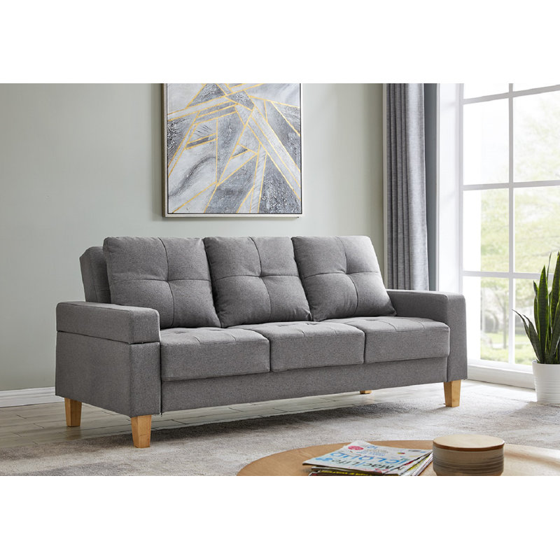 Giovanna 3 Seater Sleeper, Dark Grey