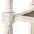 Psomas Rustic Farmhouse Square End Table, Distressed Side Table with Espresso Tray Top & Woven Shelf-1956202719