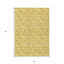 Tapis intérieur lavable antidérapant doré 3 pi x 5 pi