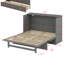 Lit escamotable avec grands tiroirs Murphy-185265849
