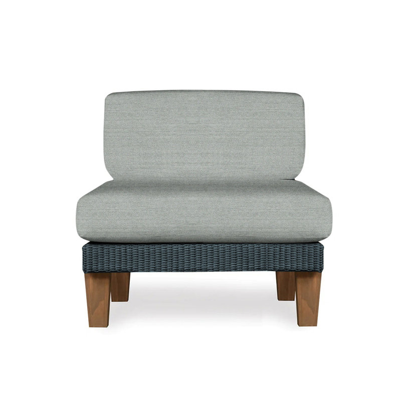Catalina Outdoor Teak Lounge Chair, Mink, Remy Shadow