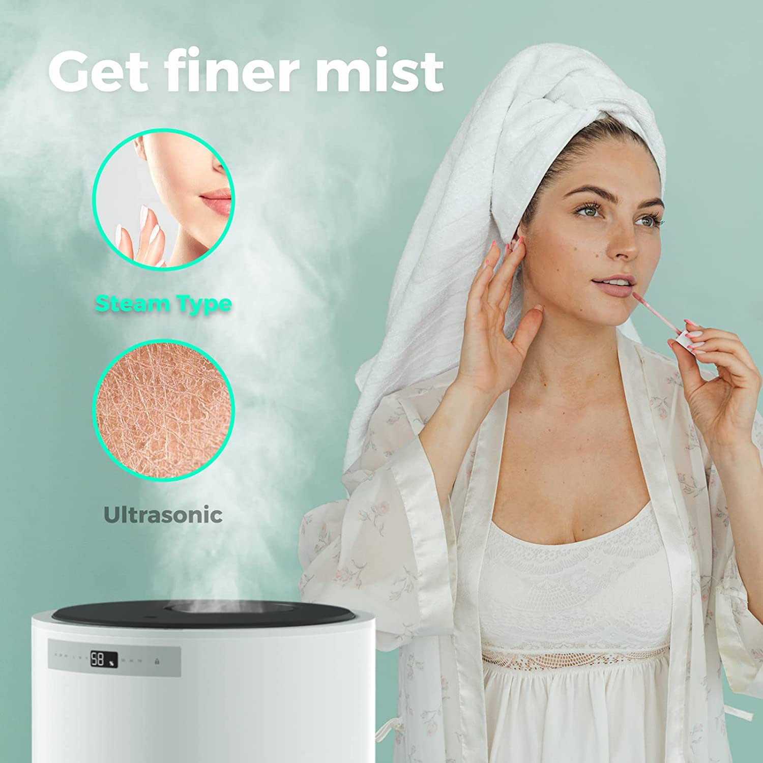 CG INTERNATIONAL TRADING 2.64 Gallons Warm Mist Steam Whole House