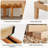Wood Bed Frame, Wooden Platform Bed Frame with Support Slats for Bedroom-1088501340