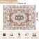 Machine Washable Oriental Medallion Soft Rug