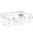 Black Faux Leather Modular Sofa cushion couch-800977095-800977093