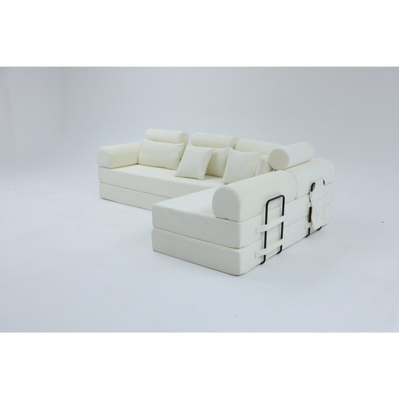 Canapé modulaire en L, Beige