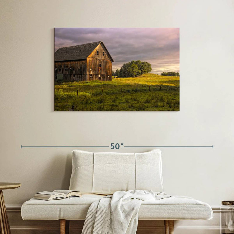 Lilie New Hampshire Old Barn, 26" H x 39" W