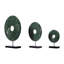 Jade Disk Sculpture with Base-520744251-520744250