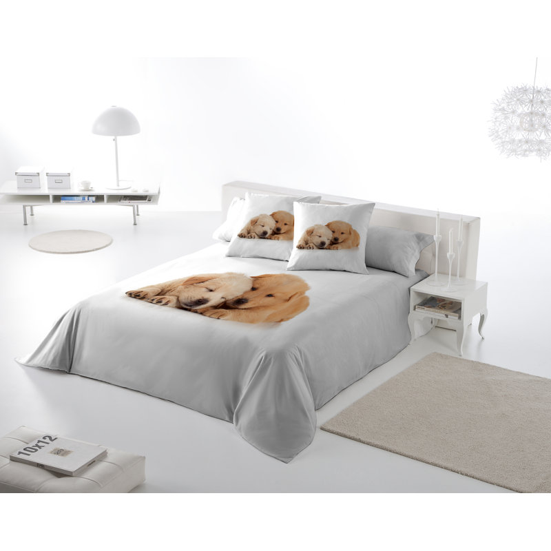 Ensemble de housse de couette So Cute, Housse de couette pour grand lit et 2 taies décor