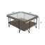Tierras Glass Coffee Table