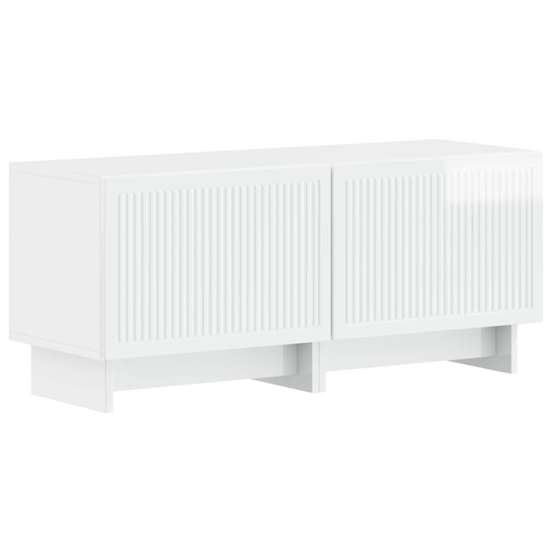 TV Stand for TVs up to 43", High Gloss White