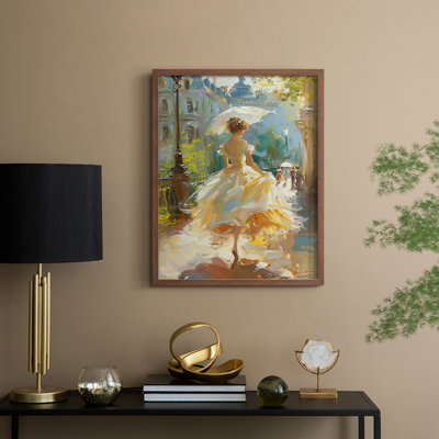 «WOMEN Series DCCCLVI», reproduction encadrée - bois massif