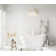 59 Inch Bathtub in Glossy White with Trim