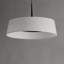 Melva Single Light Linen Steel Dimmable LED Pendant-747697313-747697318