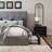 Silvester Modern Upholstered Platform Storage Bed with Wooden Slats, no box spring needed-86592359-86592363