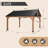 15 Ft. W x 13 Ft. D Solid Wood Hardtop Patio Gazebo-66777535