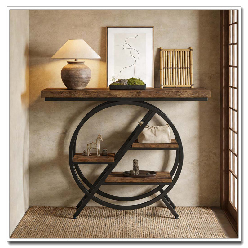 Console, table de vestibule fonctionnelle
