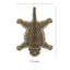 Harjo Cheetah Shaped Gold And Black Accent Rug-1531306241