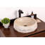 Lavabo vasque circulaire en pierre naturelle Ojinaga