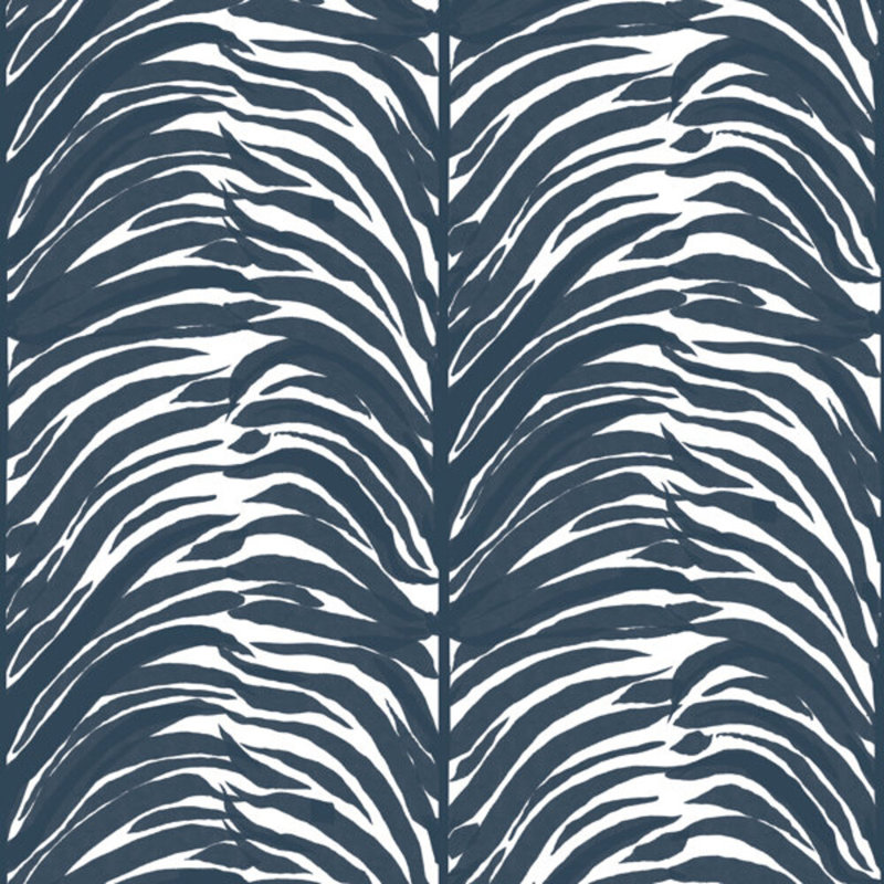 Deco Fern 10' L x 24" W Peel and Stick Wallpaper Roll, Charcoal, Peel & Stick