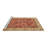 Traditional 4457 Brown Machine Washable Area Rugs-626411101