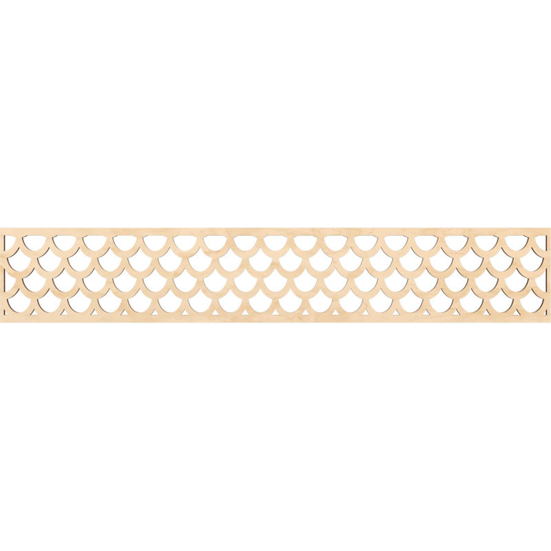 Moulure Hudson, Bouleau, H 8 po x l 46,625 po x P 0,25 po