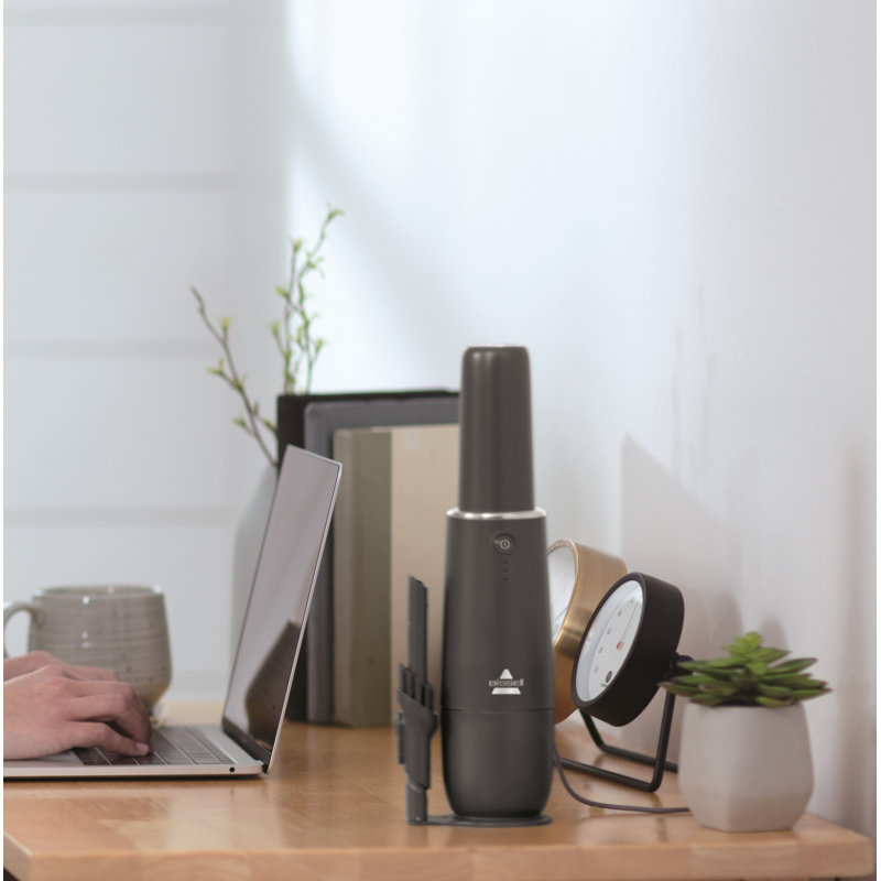Gray Cordless Handheld Vacuum with USB Charging