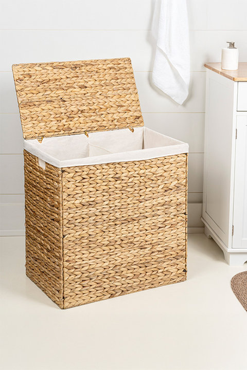 Hyacinth Collapsible Laundry Hamper